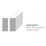 Picture of MONACRETE 100S 4"" SOLID BLOCK MD002