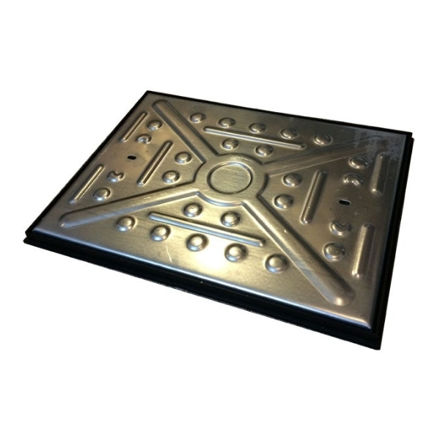 Picture of 55CGP 25TON GALV SOLID TOP MANHOLE COVER
600 X 450MM POLY FRAME
