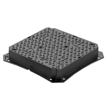 Picture of D400 DOUBLE TRIANGULAR COVER 600X600X100MM