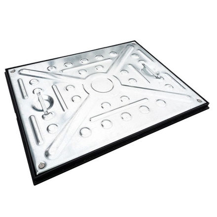 Picture of DS51DG/4 5TON DOUBLE SEAL MANHOLE COVER
600 X 600MM SOLID TOP,STEEL FRAME 4 SCREWS
