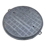 Picture of B125 450 DIA CIRC DUCTILE IRON SINGLE SEAL SOLID TOP COVER AND FRAME