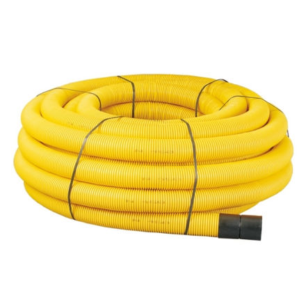 Picture of 60MM X 50M  YELLOW PERFORATED GAS DUCT
