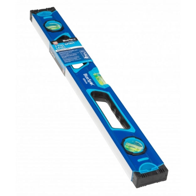 Picture of BLUESPOT 60CM (24") RIBBED 3 VIAL SPIRIT LEVEL