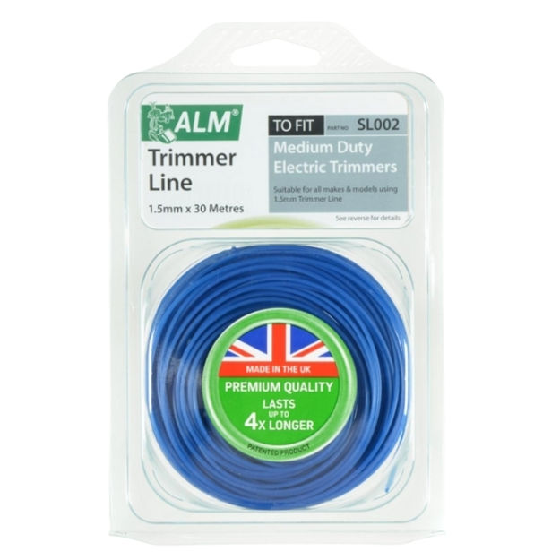 Picture of SL002 ALM 1.5MM X 30M BLUE TRIMMER LINE