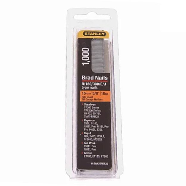 Picture of STANLEY BRAD NAILS 15MM (1000 PACK)