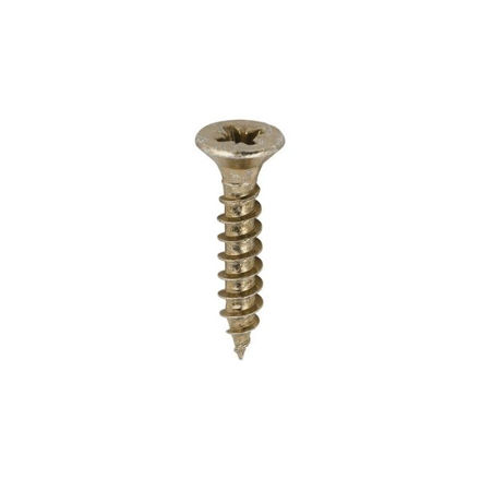 Picture of TIMCO CLASSIC COUNTERSUNK SCREW PZ1 YELLOW 3.0 X 16MM (200 PACK)