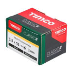Picture of TIMCO CLASSIC COUNTERSUNK SCREW PZ2 YELLOW 3.5 X 16MM (200 PACK)