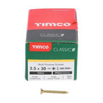 Picture of TIMCO CLASSIC COUNTERSUNK SCREW PZ2 YELLOW 3.5 X 30MM (200 PACK)