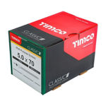 Picture of TIMCO CLASSIC COUNTERSUNK SCREW PZ2 YELLOW 5.0 X 70MM (200 PACK)