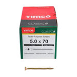 Picture of TIMCO CLASSIC COUNTERSUNK SCREW PZ2 YELLOW 5.0 X 70MM (200 PACK)