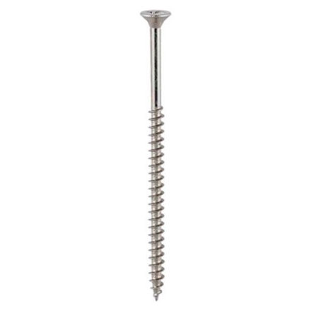 Picture of TIMCO SOLO COUNTERSUNK WOODSCREW PZ3 ZINC 6.0 X 120MM (100 PACK)
