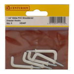 Picture of 32MM WHITE PVC SHOULDERED DRESSER HOOKS (PACK OF 5)