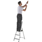 Picture of YOUNGMAN ATLAS LIGHT STEP LADDER 3 TREAD