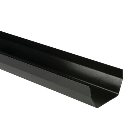 Picture of BR52 114MM SQUARE GUTTER 4M BLACK