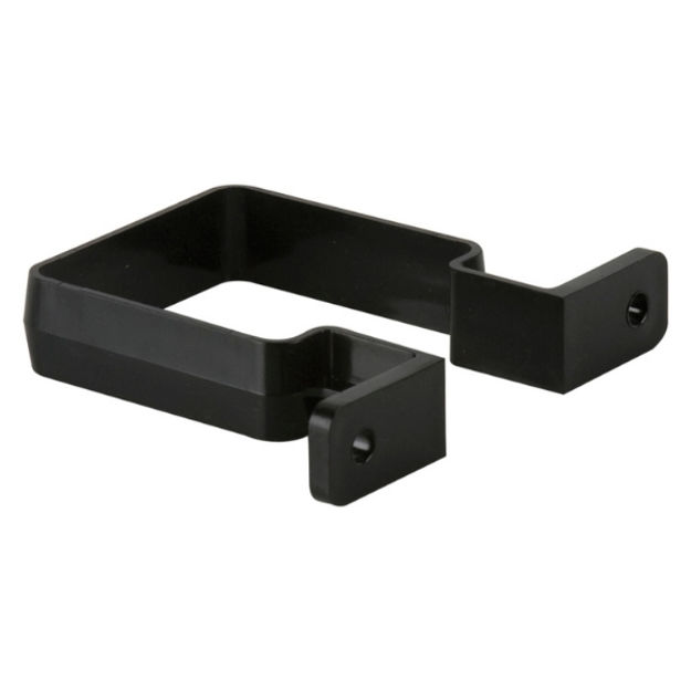 Picture of BR507 65MM SQUARE DOWNPIPE BRACKET BLACK