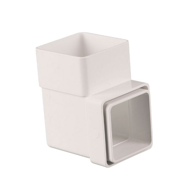 Picture of BR508 65MM SQUARE 92.5 DEG DOWNPIPE BEND
ARCTIC WHITE
