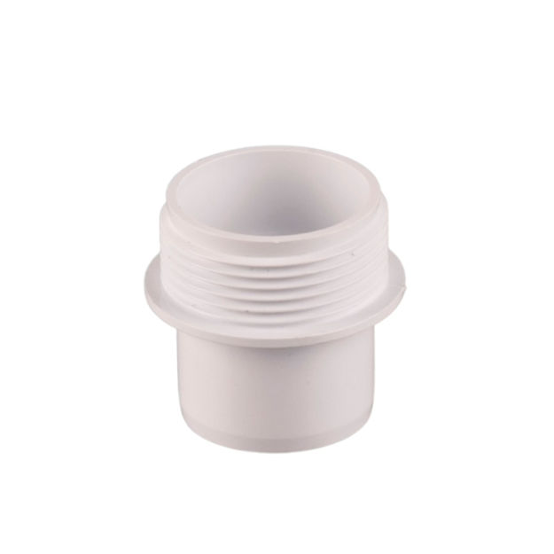 Picture of W2222 40MM SW MALE IRON ADAPTOR WHITE
