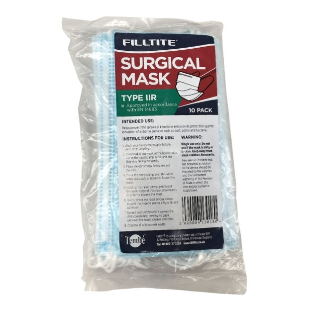Picture of TEMBE MEDICAL FACE MASK PACK 10