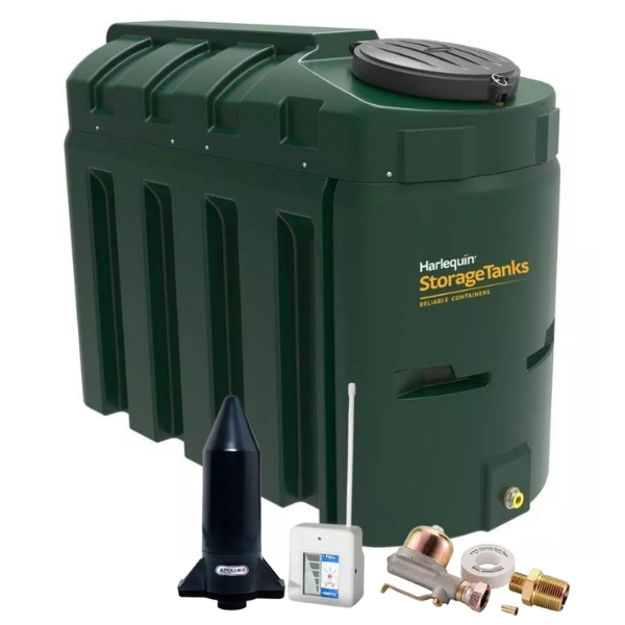 Picture of HARLEQUIN OIL TANK 1300ITE BUNDED SLIMLINE
C/W IT1000 TANKPACK
