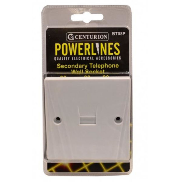 Picture of FLUSH FITTING SECONDARY TELEPHONE WALL SOCKET