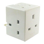 Picture of 13 AMP 3 WAY FUSED ADAPTOR