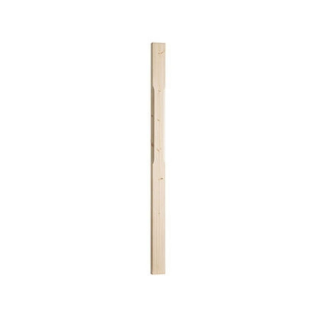 Picture of Pine 91mm Half Stop Chamfered Newel 1500mm
