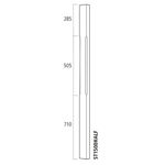 Picture of Pine 91mm Half Stop Chamfered Newel 1500mm