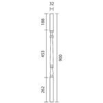 Picture of CL90P PINE SPINDLE 895MM 32MM