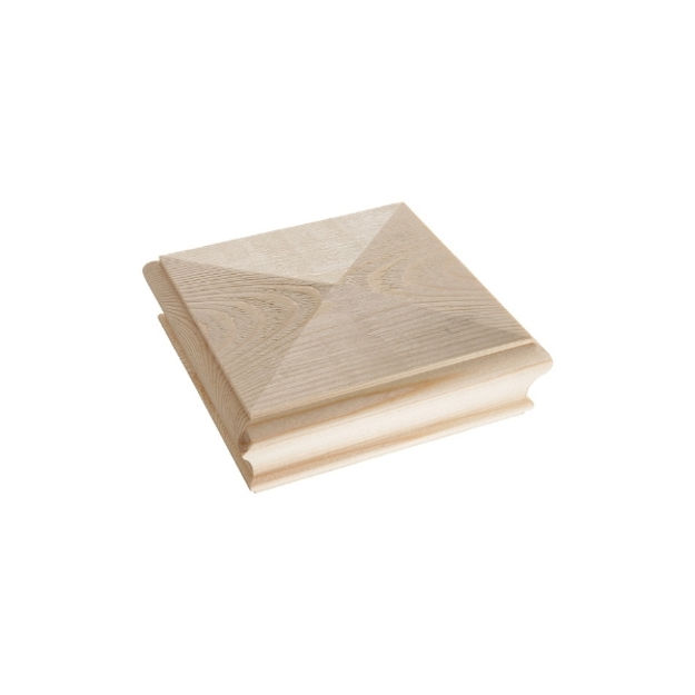 Picture of Packed Pine Pyramid Newel Cap
