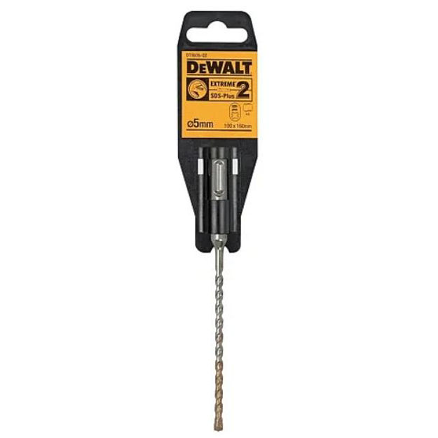 Picture of DEWALT EXTREME 2 SDS PLUS DRILLBIT 5.0 X 160MM