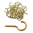 Picture of SHOULDERED CUPS HOOKS - BRASS PLATED