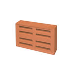 Picture of RED AIR BRICK VENT LOUVRE LIST NO.364
 215 X 140MM
