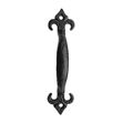 Picture of ANTIQUE BLACK 178MM FLEUR DL PULL HANDLE